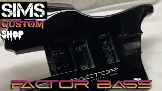 Phillip Kubicki Factor bass - Gloss Black Restoration by Sims Custom Shop