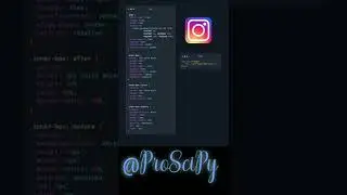 How to make Instagram logo using html and css | @ProSciPy #html #css #javascript