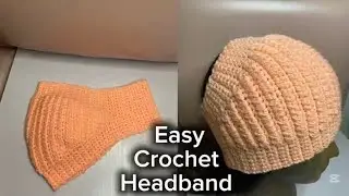 Easiest Crochet Headband Tutorial | beginner friendly | ear warmer headband 