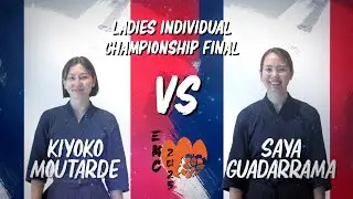 33rd European Kendo Championship (EKC 2025): Ladies Individual Final Moutarde VS Guadarrama