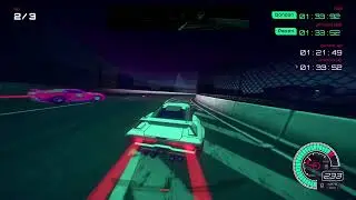 Inertial Drift - City Skylink Time Attack Three Laps [4:40:71] [King Bison]