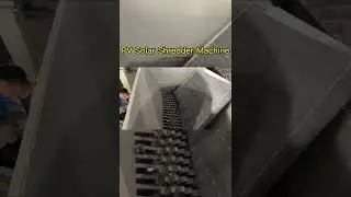 PV Solar Shredder Machine | Solar Panels Recycling Machine.