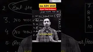 JEE ADV 2025 EXAM TIME SUITABLE | #abjsir #iit
