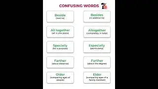 Stop Confusing These English Words!🤟