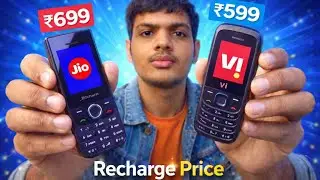 Jio Bharat vs Vi Keypad Phone 💥📱 | ₹699 vs ₹599 | Recharge Price Comparison 🔥