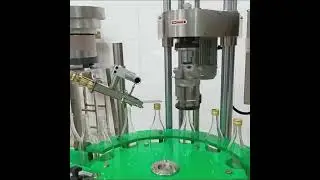 Rotary Metal Theft Proof Cap Locking Machine Capping Machine  Aluminum Cap Crimping Machine