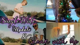 SINGLE WIDE MOBILE HOME UPDATE CLEAN WITH ME #mobilehomeliving #cleanwithme @TarahMoore89