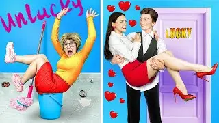 Gelukkige Leraar vs Ongelukkige Leraar! Grappige Situaties op de Universiteit!