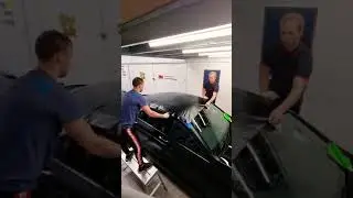 GLC Amg Roof Wrap Timelapse 3M 2080 Satin Black S12 @Wraptastic