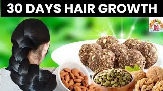 GROW THICKER Hair in Just 30 Days with Biotin Laddu Recipe!