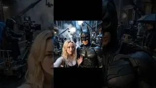 Interview with Batman | On the Movie Set 🎬#marvel #behindthescenes #hollywood #Dark Knight Interview