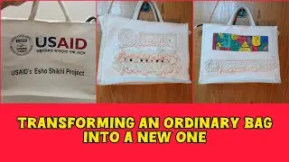 Transformation Of a Bag  #handyladysp #art #diy