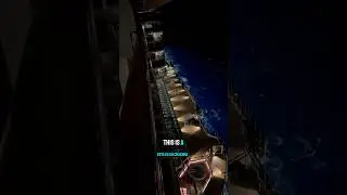 In the middle of the ocean with complete darkness around #cruises #cruisetour #cabin #cruiseship