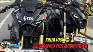 Pulsar N160 eyes modification ll Killer look 