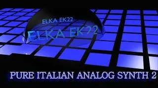 ELKA EK 22 PURE ITALIAN ANALOG SYNTH 2