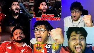 Crazy and Happy Reactions form BARCELONA Fans to BARCELONA 4-2 CELTA VIGO | LA LIGA
