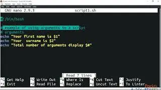 Linux Shell Scripting: Automating Command Line Tasks:  Variables Passing  | packtpub.com