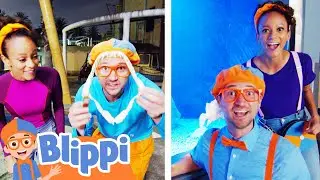 🐟 Under the Sea Adventure! Blippi Visits the Aquarium! | Blippi | Animal Learning Videos for Kids