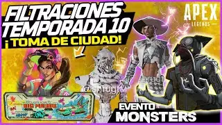 APEX LEGENDS TEMPORADA 10 ** FILTRACIONES ** TOMA DE CIUDAD | SKINS DE HALLOWEEN !!  PAXROMANO