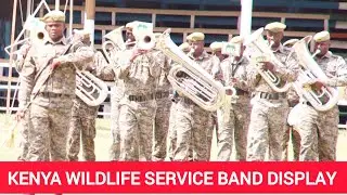 SEE THE BEST BAND DISPLAY BY THE KENYA WILDLIFE SERVICE BAND IN NAIROBI SHOW 2024
