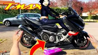 أجي تشوف المكينة تاع طماكس Tmax 😍 من داخل كيفاش مصوبينها والفرق بينها وبين سكوترات لاخرين