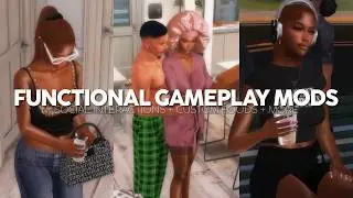 sims 4 functional gameplay mods showcase (links in description) | pt 2