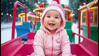 Toy Train Christmas to New Year Ride | Fun Holiday Song for Toddlers & Preschoolers