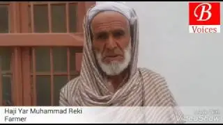 Chagai farmer narrating losses caused by drought - Balochistan Voices