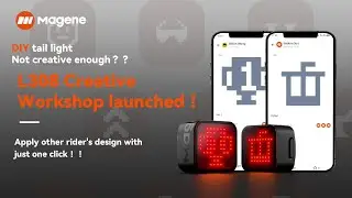L308 Intelligent Expression Tail Light: Add safety and fun to your commute!