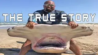 Poco Cedillo. The True Story of the 14' Hammerhead. Texas Land Based Shark Fishing (LBSF)