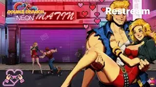 Jugando Double Dragon Neon en pareja 💗