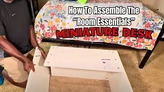 How to assemble the &ldquo;Room Essentials&rdquo; miniature desk.
