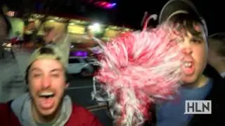 Alabama fans celebrate their big win!