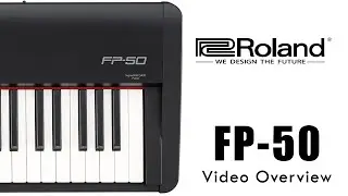 Roland FP-50 Portable Digital Piano Video Overview 2015 (Discontinued)