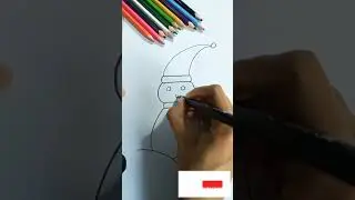 How to draw snow doll easily ❄️❄️❄️❄️
