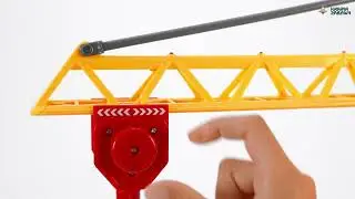 Brio Kolejka - Podświetlany Dźwig Budowlany 33835 - www.krainazabawy.pl