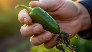 Awesome jalapeno chilli pepper growing . Jalapeno pepper farm and harvest | Bright Field Farming
