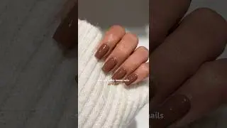 Teddy Brown Nails For Fall 🧸🍂🐿️🪵