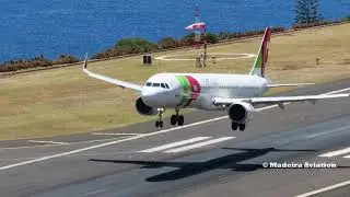 AIRBUS  321 Neo GO-AROUND at Madeira Airport 