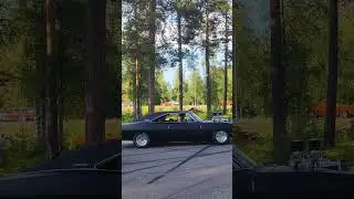 1970 Dodge Charger with Blower!#v8 #charger#dodge#dodgecharger#musclecar#supercharged#blower#sweden