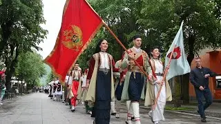 60 godina sa vama ,, Kud Tekstilac Bijelo Polje -  defile gradom  2024