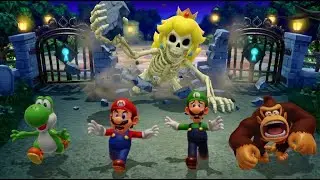 【マリオパーティ ジャンボリー】すべての4人対戦ミニゲーム ヨッシー VS マリオ VS ルイージ VS ドンキーコング 4K UHD (2160P)