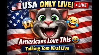 🇺🇸 Talking Tom Live | Americans Only 😂🔥 | USA Funny Live Reaction