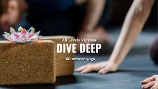 60 minute Vinyasa Yoga | All Levels | Dive deep