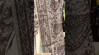 Fency Sarees Look , Resham Work Sarees, New Fashion. #Saree #sakhi