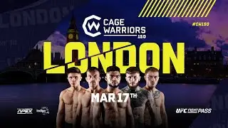 Cage Warriors 150 London | indigo at the O2 | March 17th