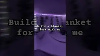 Build a blanket fort with ne #preppy