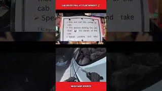Cab Driver Viral Attitude Moment! 😎 #shorts