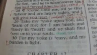 Matthew 11:27-30 and brief commentary