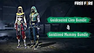 Upcoming New Bundle In Free Fire [OB32] | Goldcoated Cleo Bundle & Goldlined Mummy Bundle